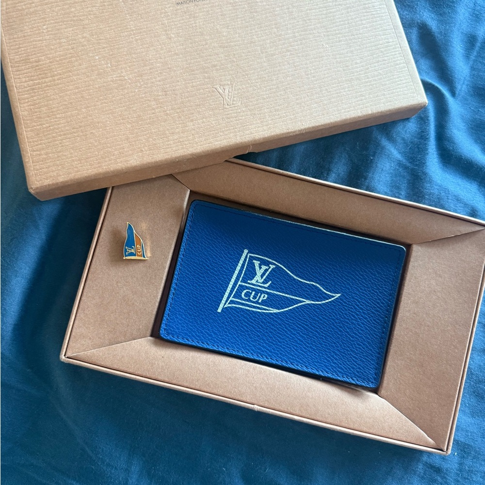 Louis Vuitton Cup Blue Card Holder